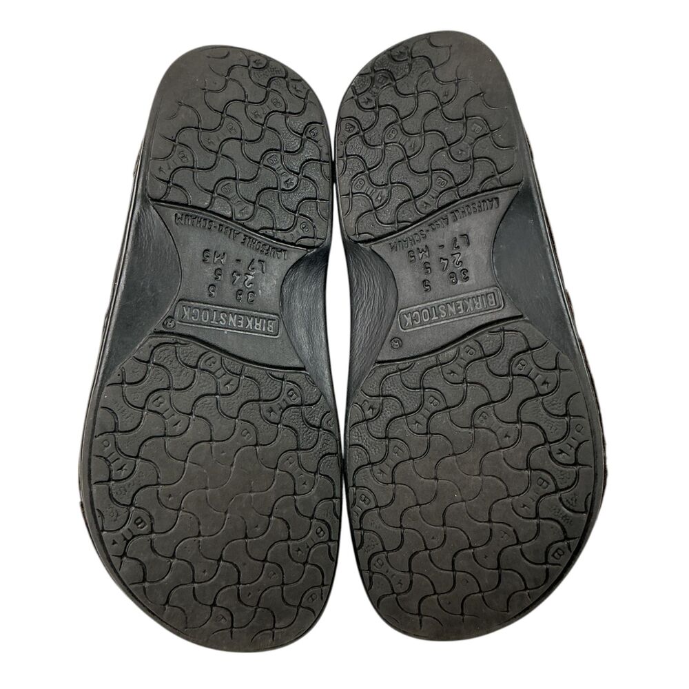Footprints by Birkenstock L7/M5 Fisherman Sandals Brown Leather Mens/Womens BOHO - Picture 11 of 16
